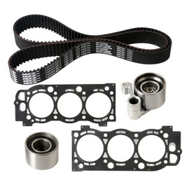 WINBEST Timing Belt Kit & Head Gasket Compatible with Toyota - 96-02 4Runner, 95-98 T100, 95-04 Tacoma, 00-04 Tundra 3.4L 3378CC V6 DOHC, (24 VALVE), ENG. CODE "5VZFE"