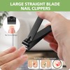 Heavy Duty Straight Blade Nail Clippers for Thick Toenails, Professional