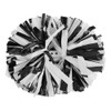 Hooshing 2PCS Cheerleading Pom Poms Professional Black and White Pom