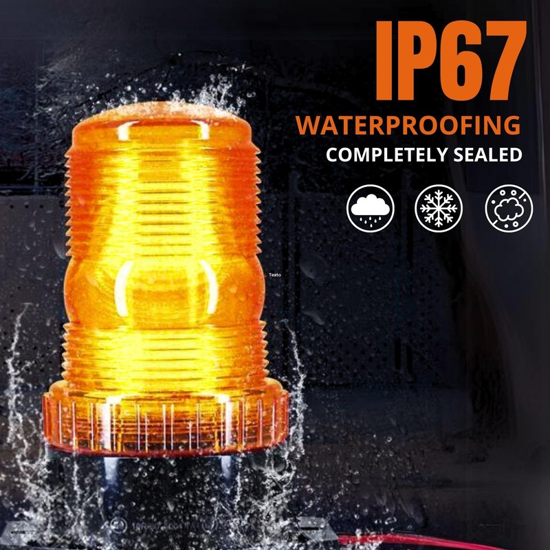 MAGIC SELECT LED Strobe Beacon Light DC10-30V. Tractor Emergency light.