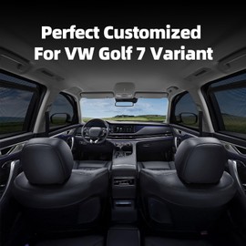 ZATOOTO Car Window Shades Compatible with VW Golf 7 Variant 2015-2021, 4PCS Magnetic Car Window Shade Baby for Side Windows, Car Net Screen for UV Protection, Privacy, Ventilation and Bug-Free