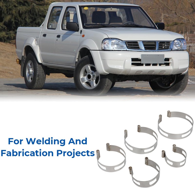 5PCS Exhaust Pipe Tacking Band For Tig Welding Fabrication 2"