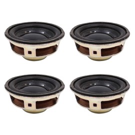 Hsthe Sea 4 Pieces Round Micro Speakers Diameter 1.5 Inch 4 Ohm 3 W Audio Speaker Stereo Woofer Speaker for Arduino