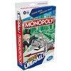 Monopoly Compact Portable Game for 2-4 Players, Travel Game for