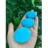 WHOLESALE Aragonite Smooth Stones, Blue Aragonite Worry Stone, Palm Stone,