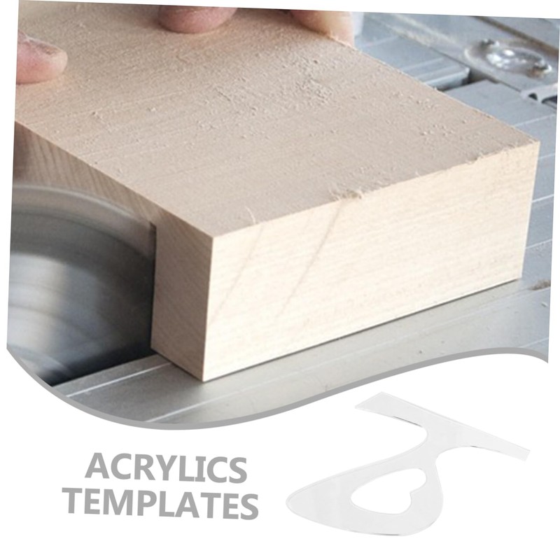 Operitacx Acrylic Charcuterie Board Handle Template Durable Cutting Board Tracing