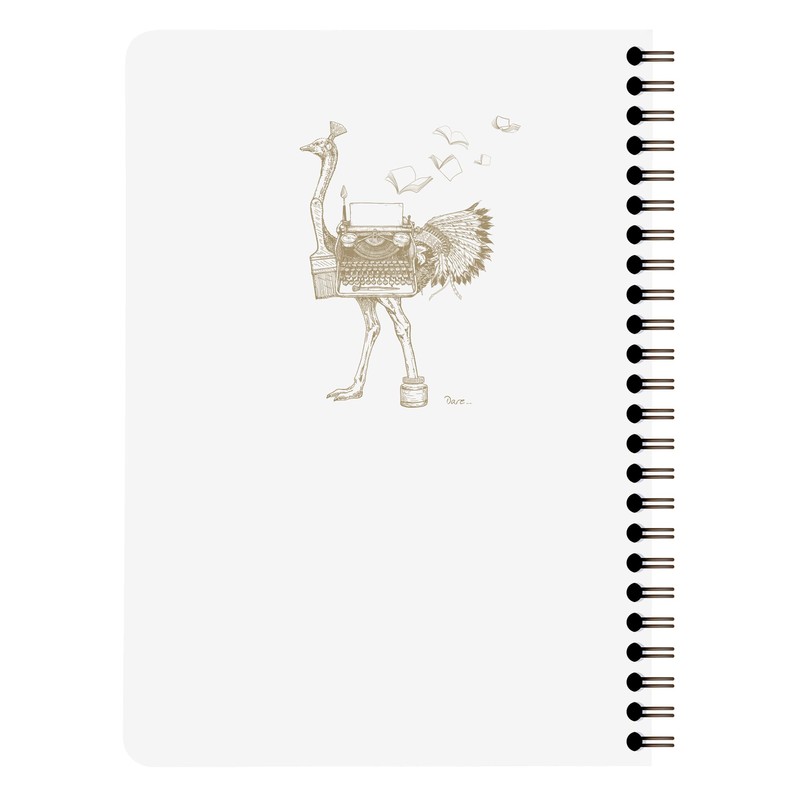 Clairefontaine 104566C Flying Spirit Notebook with Inner Pockets and Spiral
