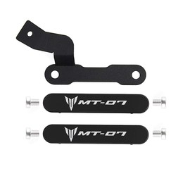 Oldbones Aluminum Foot Peg Cover Pillion Peg Removal Kit with Screws for Yamaha MT07 FZ07 2014-2017 in Black