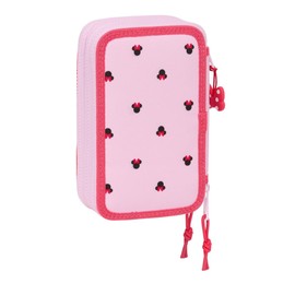 safta Minnie Mouse Naive School Pencil Case with 37 Useful Utensils, Pencil Case for Children, Ideal for Children from 5 to 14 Years, Comfortable and Versatile, Quality and Resilience, 12.5 x