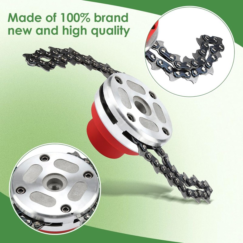 Multifunctional Spiral Chain Trimmer Head Replacement Head Garden Lawn Mower