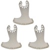 CENBEN 3 Pcs Oscillating Multitool Grout Removal Blades, Diamond Multi