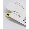 Unbranded 14k Solid Gold Earrings Ear jackets telephone balls -