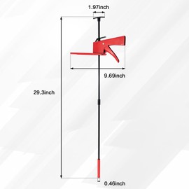Adjustable Brake Pedal Depressor Tool with Rubberized Foot for Car Brake, Accelerator and Clutch Pedal