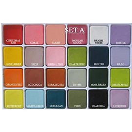 PETAL CRAFTS Palette Dust Set (72 Pack), 48 Matte Colors and 24 Dazzler Colors