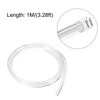 sourcing map PVC Clear Vinyl Tubing, 10mm(3/8") x 13mm(1/2") Plastic