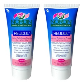 Crema para cuerpo Nordin Homeopatica REUDOL en tubo 60g neutra - pack x 2 unidades