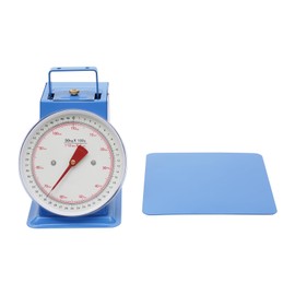 Blue Mechanical Dial Scale, 110LBS Heavy Duty Portion-Control Mechanical Kitchen and Food Scale, Industrial Dial Scale