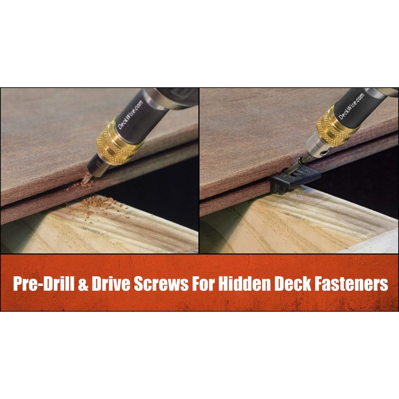 DeckWise Drill & Drive Tool for Pre-Drilling, Countersinking & Driving