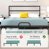 YITAHOME Full Size Bed Frame with Headboard, Heavy-Duty Platform with