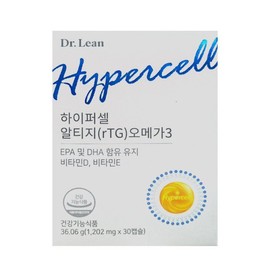 Dr. Lin 닥터린 하이퍼셀 알티지 오메가3 1202mg x 30캡슐 1박스 vks Dr. Lin Hypercell RTG Omega-3 1202mg x 30 Capsules 1 Box vks