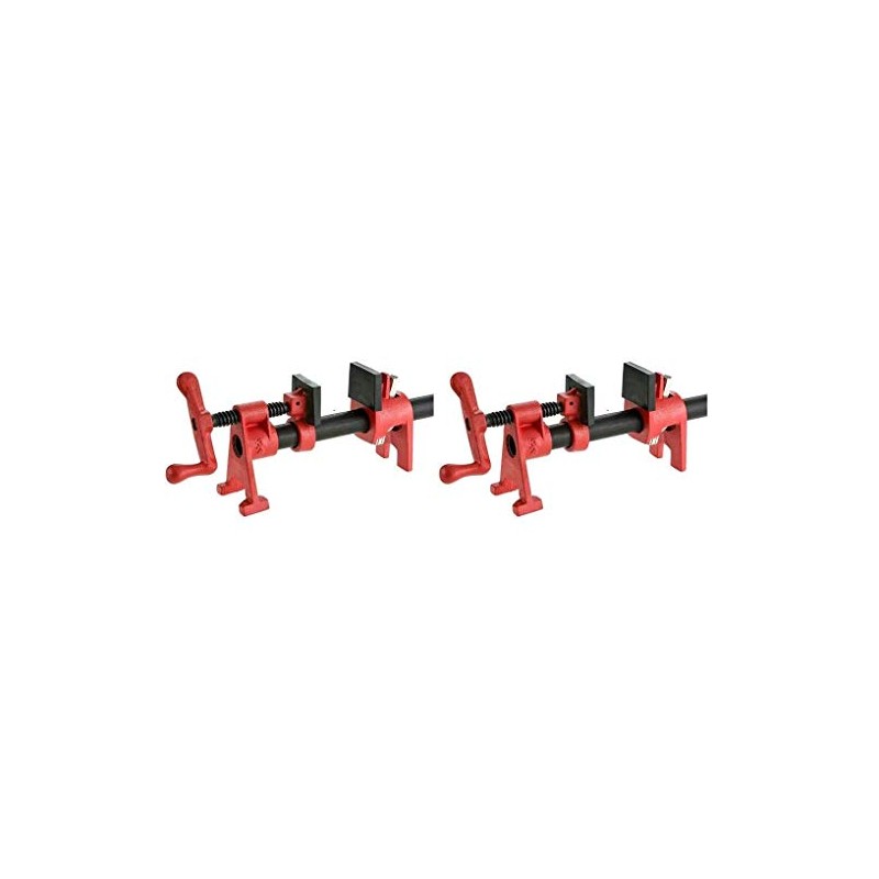 Bessey BPC-H34 3/4-Inch H Style Pipe Clamp, red - Pack