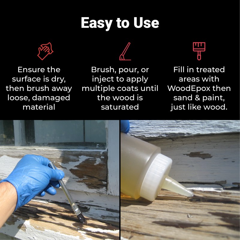 Abatron LiquidWood 2 Pint Kit – 2-Part Structural Epoxy Wood