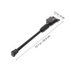 KOMBIUDA Rear Mount Bike Kickstand Single Side Stand Folding Strong