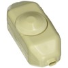 Leviton Feed-Through Lamp Cord Dimmer for Incandescent Bulbs, 6250-3I, Ivory