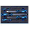 Draper 63400 Softgrip Screwdriver 5 Piece Set in 1/4 Eva