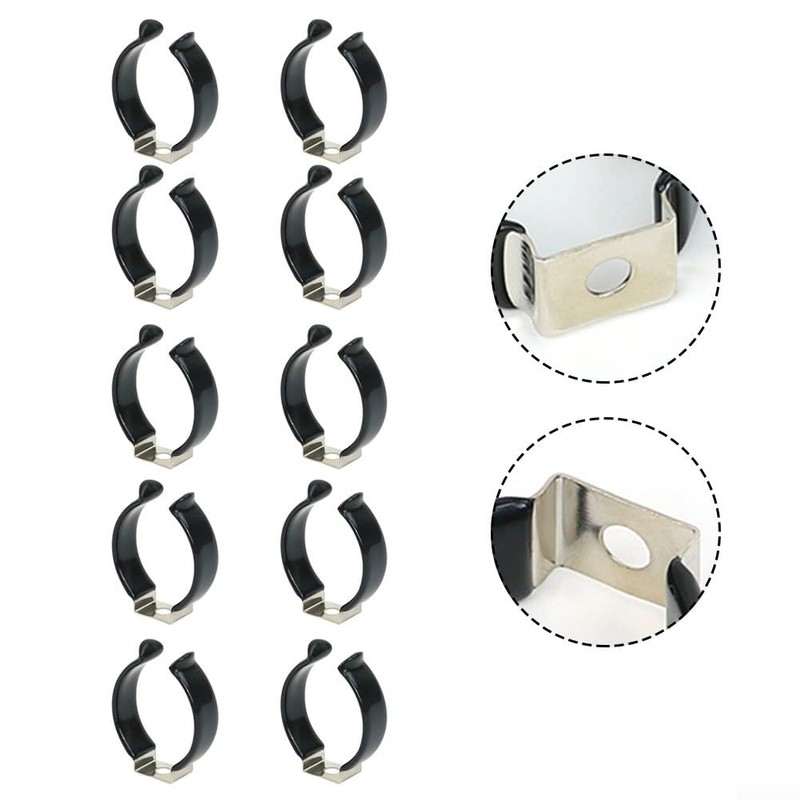 SPORTARC 10Pcs Spring Terry Clips,Terry Tool Clips,Heavy Duty Tool Storage