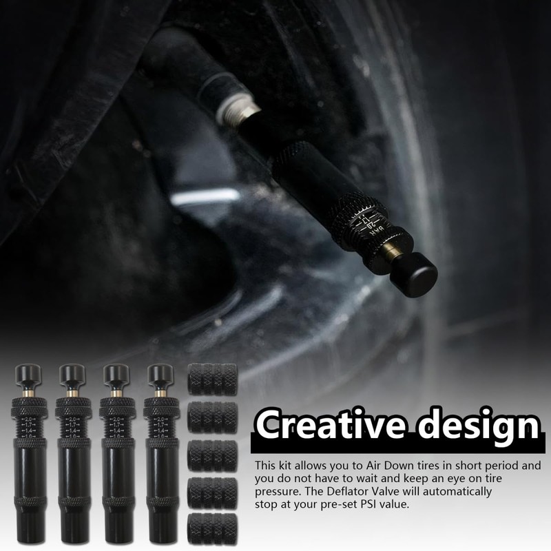 Premium for Off -Road Vehicle Tire Deflator - Tool-Free Adjustment