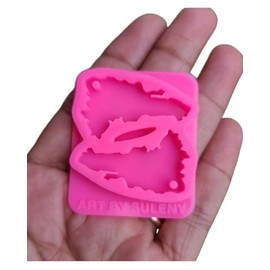 Silicone Mold - Molds for Resin - Dominican Republic Map - DR Map Mold - Earrings Mold - DR Silicone Mold - Molds for Charms - Resin Mold (Model 2)