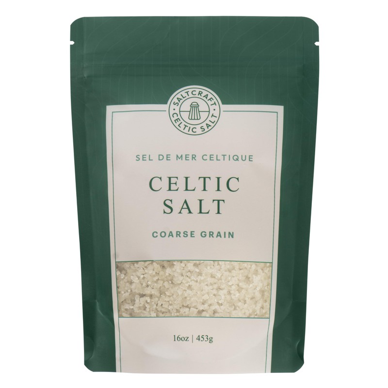 SALTCRAFT CELTIC SALT - Celtic Salt, Coarse Grain Crystals, Low