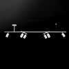 Globe Electric West 64" 6-Light Track Lighting, Matte White, Center