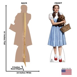 Cardboard People Dorothy Holding Toto Life Size Cardboard Cutout Standup - The Wizard of Oz 75th Anniversary (1939 Film)