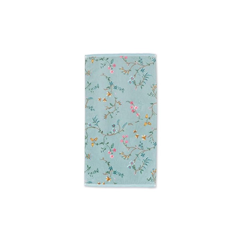 Pip Studio Les Fleurs Hand Towel Blue 55 x 100