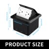 Vagueior Pop-Up Floor Box Kit, Waterproof Electrical Outlet Cover Box,