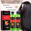 MOKERU Natural VINEGAR BLACK HAIR DYE CREAM 500ml*2/Pac Black Hair