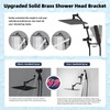 Hibbent All Metal CUPC Certified 10'' Rain Shower Head, Dual