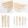 Langqun 31pcs Clay Tools,Pottery Tools Kit,Air Dry Clay Tools,Polymer Clay
