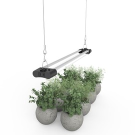 APICDOM LED Grow Light Full Spectrum Light Linkable 5000K Daylight + 660nm Red Indoor Plant Lighting Fixture (2 FT)