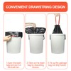 Bin Bags with Drawstring, 5 Rolls, 15 L, Extra Strong