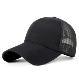 Eoslya Outdoor Sports Baseball Cap - Quick-Dry Mesh Sun Hat Adjustable Waterproof Breathable Lightweight Summer Cap for Camping Cycling Hiking Black