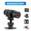 Hilitand Sport Camera,1080P Full Waterproof Bike Car Camera with Mic,Mini
