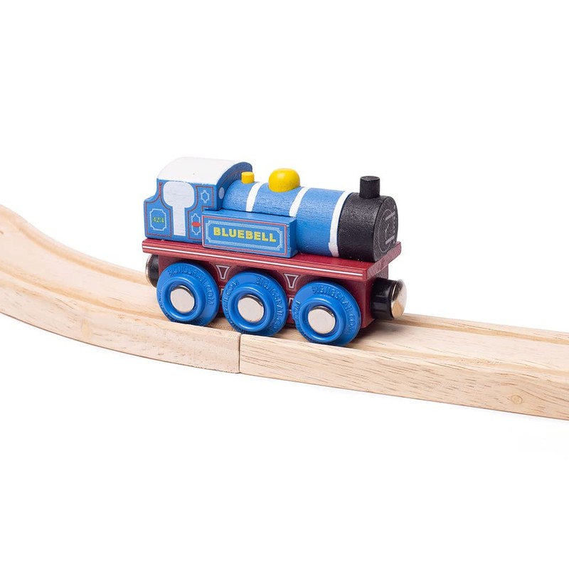 Bigjigs Rail Heritage-Kollektion Lokomotive Bluebell