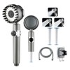 Filtered Shower Head with Handheld, Ion Shower Drops Heads with