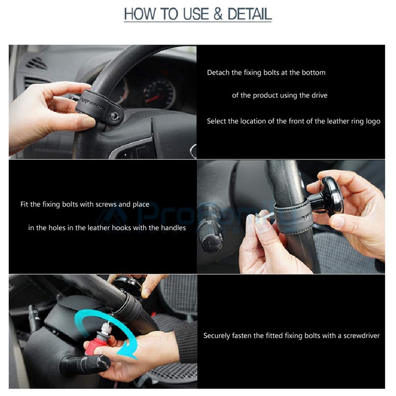 [Leather Power Knob] BLACKSUIT can be Mounted on All Models