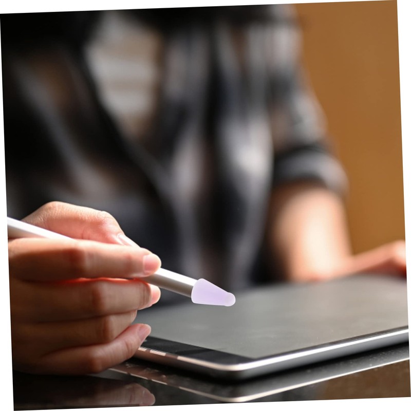 Mipcase 10pcs Fiber Capacitive Stylus Tip Cover Wear-Resistant Protector for