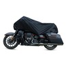 Motoforti Motorcycle Half Cover Black Waterproof Rain Dust UV Protector