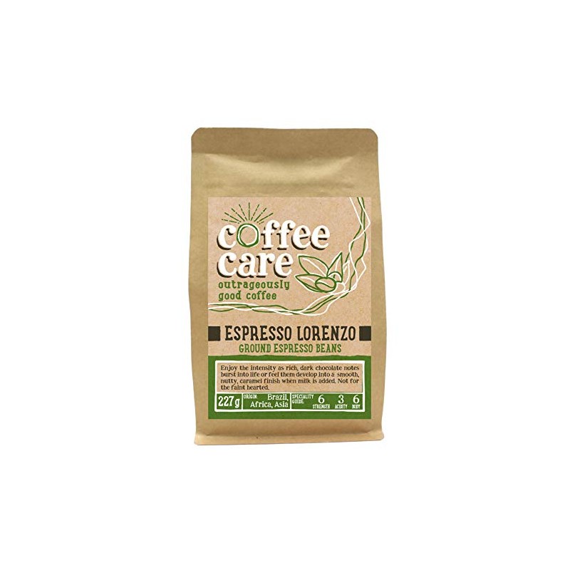 Coffee Care Espresso Lorenzo Ground Espresso Beans 227G (1 Packet)